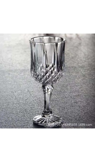 NC European-Style Diamond-Shaped Noodle Goblet Large-Capacity Red Wine Glass French Whiskey Glass Carved Water Glass Diamax Wine Glass - B09BB8D6BDJ