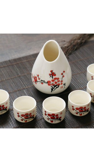 SXLCKJ 7Pcs Vintage Keramik Sake Pot Cups Set kann für Teepartys Heimtextilien Modedesign ori Teesets verwendet Werden - B09JWJGTQYB