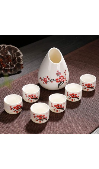 SXLCKJ 7Pcs Vintage Keramik Sake Pot Cups Set kann für Teepartys Heimtextilien Modedesign ori Teesets verwendet Werden - B09JWJGTQYB