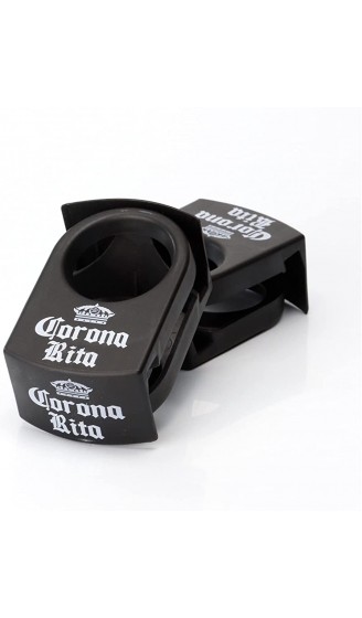 TIPSY UMBRELLA Corona-Rita Margarita-Halter – 4 Stück schwarz - B095HC55RQX