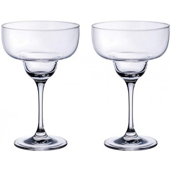 Villeroy und Boch Purismo Bar Margaritaglas-Set 2-teilig 340 ml Kristallglas Klar - B07PXC5YBQZ