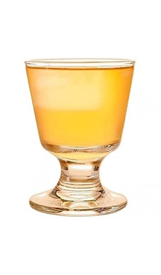 ZCX 160ml Bierschale Kurzfuß Smoothie Saftschale Familie Cocktails Wodka Glass Cup Tägliche Haushalt Multifunktionale Glasschale Biergläser - B099DK9W4WR