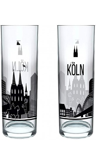 3forCologne Kölschglas | 6er Pack je 0,2ml | Kölsches Grundgesetz & Kölner Dom |Biergläser Kölner-Stangen Trinkgläser - B08DR5Y8VKC