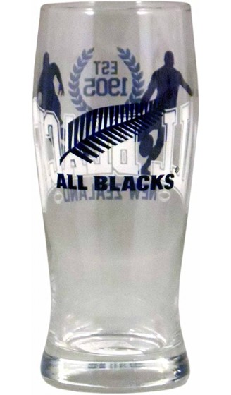 All Blacks Bierglas offizielle Kollektion Rugby 2 Stück - B015YIAG2Y8