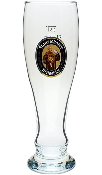 FRANZISKANER Bier Gläser 12 Stück mit jeweils 0,5 Liter - B003I1B4W6A