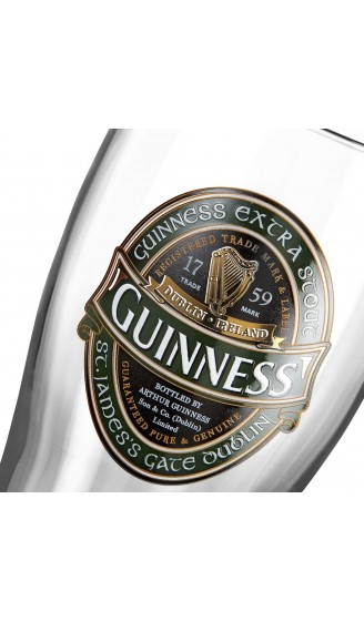 Guinness Einzelglas mit „Guinness Ireland“-Aufdruck - B01FRAE8T6T