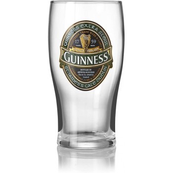 Guinness Einzelglas mit „Guinness Ireland“-Aufdruck - B01FRAE8T6T