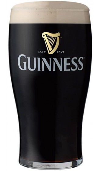 Guinness-Set aus Zwei Geprägte Schwerkraft 20-Unzen-Biergläsern mit Logo- und Harfen-Design - B00A41G7MAM