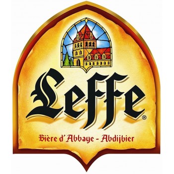 Leffe Glasses 33CL Set of 4 "Large Stem" + 4 Leffe Beer Mats - B00Q1M1FGOO
