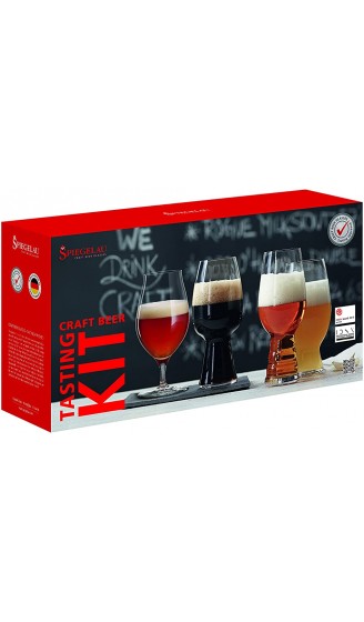 Spiegelau & Nachtmann 4-teiliges Bier-Verkostungs-Glas-Set IPA Stout Witbier Barrel Aged Beer Kristallglas Craft Beer Glasses 4991697 - B06WRS4FZ2G