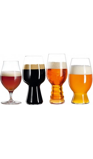 Spiegelau & Nachtmann 4-teiliges Bier-Verkostungs-Glas-Set IPA Stout Witbier Barrel Aged Beer Kristallglas Craft Beer Glasses 4991697 - B06WRS4FZ2G