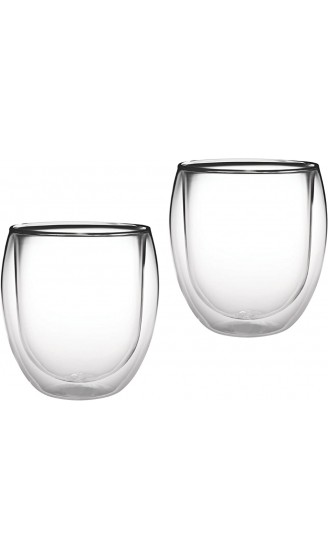 AKTION: 2er-Set 400ml Thermo-Glas mit 2 Teeblumen DOPPELWANDIG ICE-BLOOM XXL extra großes Teeglas Kaffeeglas mit Schwebeeffekt - B00ANKDB2QW
