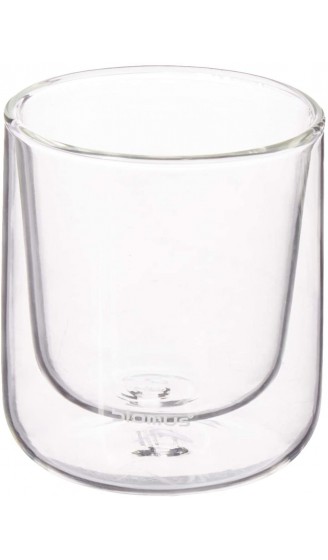 blomus -NERO- 2er Set Kaffee-Gläser aus Glas 200 ml Fassungsvermögen doppelwandiges Thermoglas freischwebend Schwebeeffekt spülmaschinenfest H B T: 8,5 x 7,5 x 7,5 cm Glas 63653 - B01EZAD6KGH