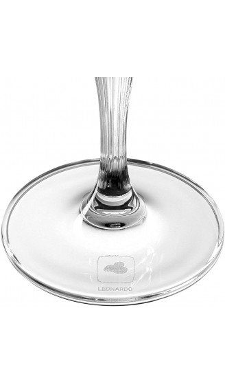 Leonardo Volterra Weißwein-Gläser Weißwein-Kelch mit Stiel spülmaschinengeeignete Wein-Gläser 6er Set 200 ml 020764 - B007W1HBWKF