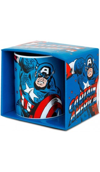 Marvel Comics Captain America Mug de café présenté Dans un coffret - B00BPVVPKCS