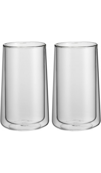 WMF CoffeeTime doppelwandige Latte Macchiato Gläser Set 2-teilig doppelwandige Gläser 270ml Schwebeeffekt Thermogläser hitzebeständiges Kaffeeglas - B00WGHWUC6V