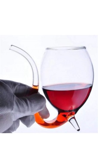 Neues Spiral-Cocktailglas drehbares kreatives Vampirglas Longtail-Cocktailstroh-Weinglas umweltfreundlich und modisch einfach und praktisch stark und langlebig - B096BL4G3SV