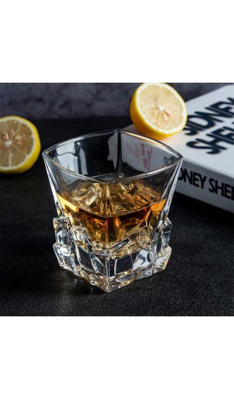 SkySnow® Whisky Gläser Glasbecher für Wein Cocktails Oder Saft Perfekte Einzigartige Bechergläser für Rum Baileys Vodka Gin Mixer 2er Set Whiskey Gläser - B08NT9S9LX5