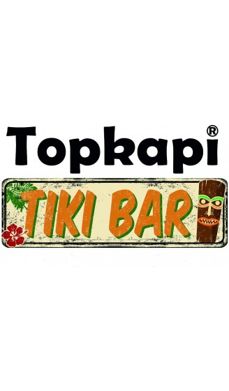 Topkapi Tiki Becher Makai – Tiki-Set Cocktailgläser Cocktailbecher Tiki Bar Serie 490 ml XL 4 Stück - B097YSNSSWC