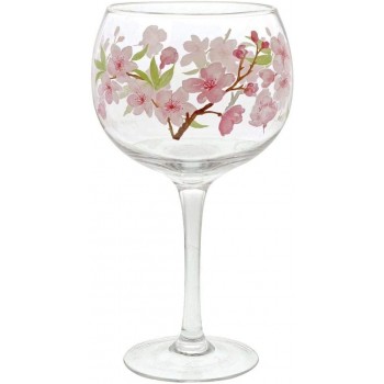 Ginology A29734 Cherry Blossom Copa glasses - B07MMGGLHD6