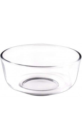 XMcKJ Glassalatschale Einfachheitssuppenschalen transparente Plattenschüsselplatte Glaswaren Fruchtbehälter ideal zum Serviersalat Popcorn Chips Dips Gewürze - B09P9N2CZLW