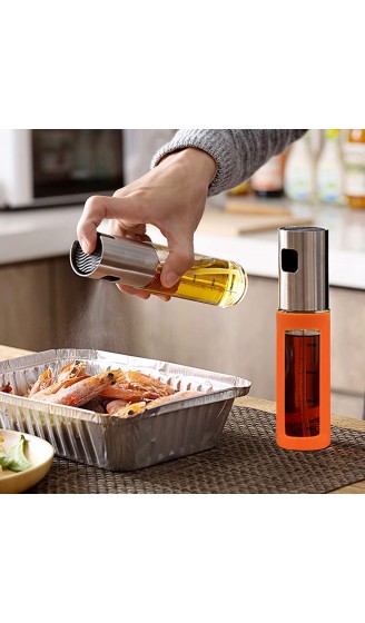 Akatsuki Öl Sprayer Ölsprüher Flasche Multifunktional lSprüher für Kochen 5 in 1 Mit Silikon-Schutzhülle Anti-Drop Öl Sprayer mit Bürstefür Kochen Salat BBQ Backen - B09B37HZ7NP