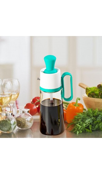 Chen0-super 2-in-1-Ölflasche mit Bürste – Multifunktionaler Ölspender mit Grillbürste – Glas-Olivenölspender Öltropfflasche mit automatischem Klappdeckel ohne Tropfen für die Küche - B09T6Y5H7ZS