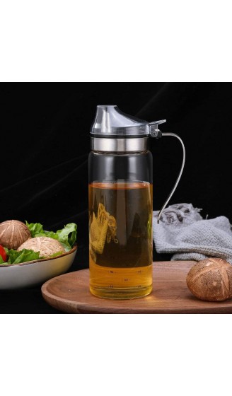 FARI Olivenöl-500 ml Spenderflaschen bleifreies Glas zum Kochen von Öl und Essig mit Griff für Küche und Grill - B085X8QJJ56