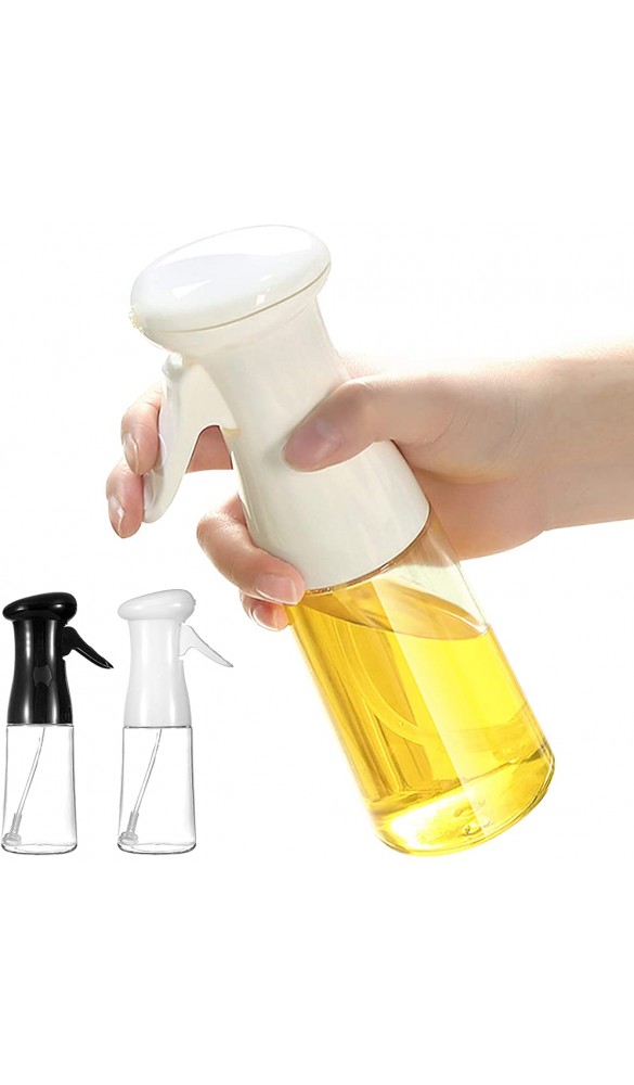 NXACETN Olivenöl-Sprühgerät zum Kochen Küche 210ml Olivenöl Sprayer Sprühflasche zum Kochen BBQ Spray Backen Braten Grillen Salat Braten White - B08PYWYH2JF
