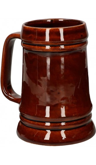 KOTARBAU® Keramik Bierkrug 0,5 L für Wein Bier Getränke Steinbierkrug - B09K7K1L281