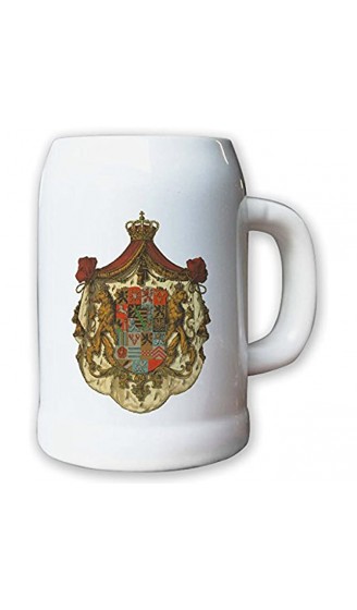 Krug Bierkrug 0,5l Herzogtum Sachsen-Coburg und Gotha Wappen Abzeichen #9444 - B00XVL9UJWJ
