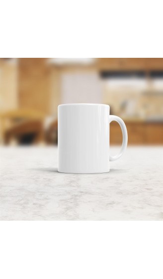 Tassendruck Bastel-Tassen ohne Druck zum Bemalen aus Hochwertiger Keramik Einzeln oder im Set Mug Cup Becher Pott 1 Stück Weiss - B07C7C5WN5V