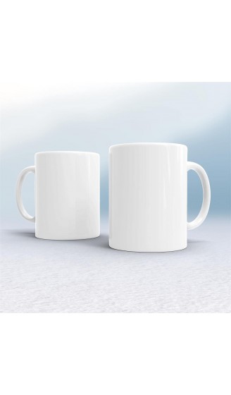 Tassendruck Bastel-Tassen ohne Druck zum Bemalen aus Hochwertiger Keramik Einzeln oder im Set Mug Cup Becher Pott 1 Stück Weiss - B07C7C5WN5V