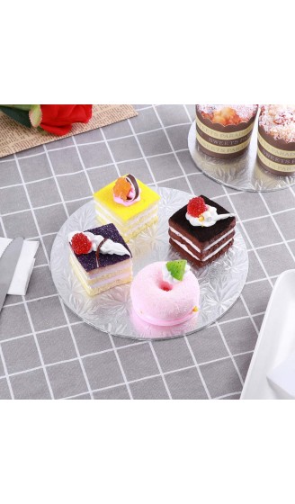 Hemoton 4er Set Wiederverwendbare Cake Board mit Folienverpackung und 3 Schaber für Kuchendekoration Hochzeit Geburtstagsparty Ø 15 + 20 + 25 + 30cm - B07MKNLS8CW