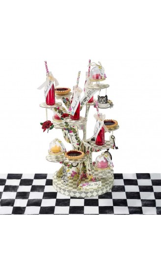 Talking Tables Alice in Wonderland Cupcake Stand Centrepiece Mad Hatter Tea Party Paper Mixed Colours Height 59cm 23 - B01AWJ41M61