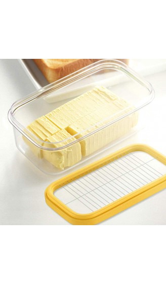 Butter Box Plastik Butter Dish Butter Keeper mit Deckel und Cutter Slicer Butter Box Cheese Keeper für Kühlschrank - B08TX24FMSM