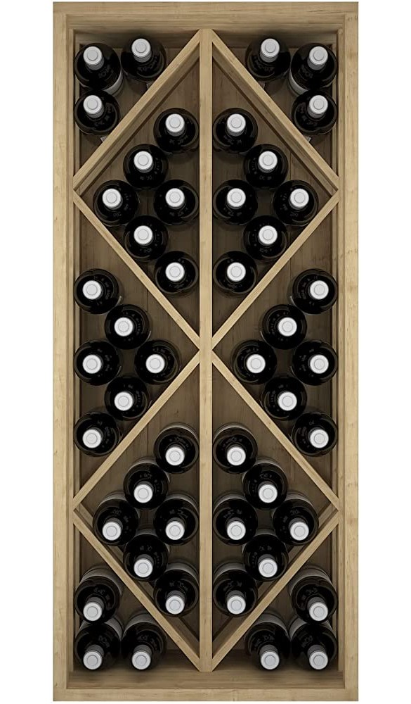 Expovinalia Weinregal aus Kiefernholz für 48 Flaschen Holz einzigartig - B07S9S5KWRM