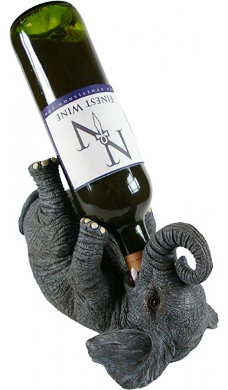 Nemesis Now Guzzlers Elefant Weinflaschenhalter 21 cm Grau - B0093ZNUJGP