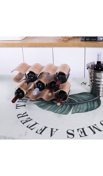 unho Bambus Weinregal Flaschenregal mit 4 Ebenen für 14 Flaschen Weinhalter Weinständer Weinflaschenhalter modern für Wein Sekt 42 x 25 x 16 cm - B07JNQ7LZJN