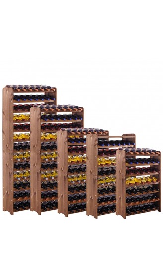 Weinregal Flaschenregal SystemOptiplus Modell 1 für 42 Fl Holzverbundstoff braun gebeizt - B00NP4EEKUW