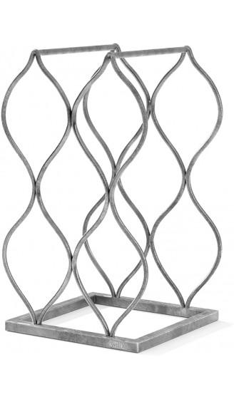 Will's Tabletop Wine Rack Imperial Trellis 5 Bottle Silver – Freestanding countertop Wine Rack and Wine Bottle Storage Perfect Wine Gifts and Accessories for Wine Lovers no Assembly Required - B07TZHDPHDB