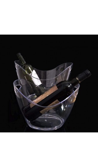 Eiskübel Champagne Wine Beer Barrel Eiskübel Transparenter KTV-Sektkübel Ingotfood-Eimer Kunststoff Weinfass Eiskübel Bar Bierfass Für KTV-Party-Bar Hochzeit Zu Hause Für Barküche Size : Large - B07XQDQ7XRG