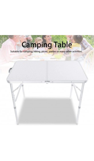 Klappbarer Camping-Tisch Klappbarer Klapptisch Schreibtisch Camping Outdoor Garten Picknick Aluminiumlegierung - B095H9L8XT6