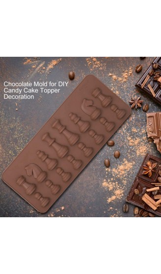 Yosoo Schokoladenform Silikon-Schokoladenform für DIY Candy Cake Topper Dekoration - B09J57NRL56