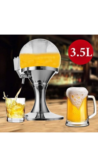 ZSQHD 3.5L bar Bier Turm Dispenser Party Wein Bier Wassersaft Getränke Tischtisch Home Bar Flüssigkeit Trinken EIS Kern Container ausgießer Color : B - B08VHDXGH5F