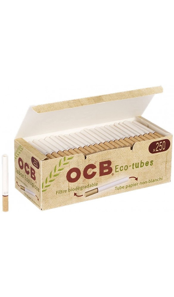 1000 4x250 OCB® Organic Eco-Tubes Hülsen Filterhülsen Zigarettenhülsen - B01GHKP4N4P