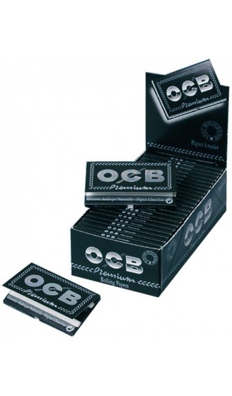2 Boxen 50x OCB Schwarz Black 100er Zigarettenpapier Filigrane Gomme No.4 kurz - B01MUDX6K3Z