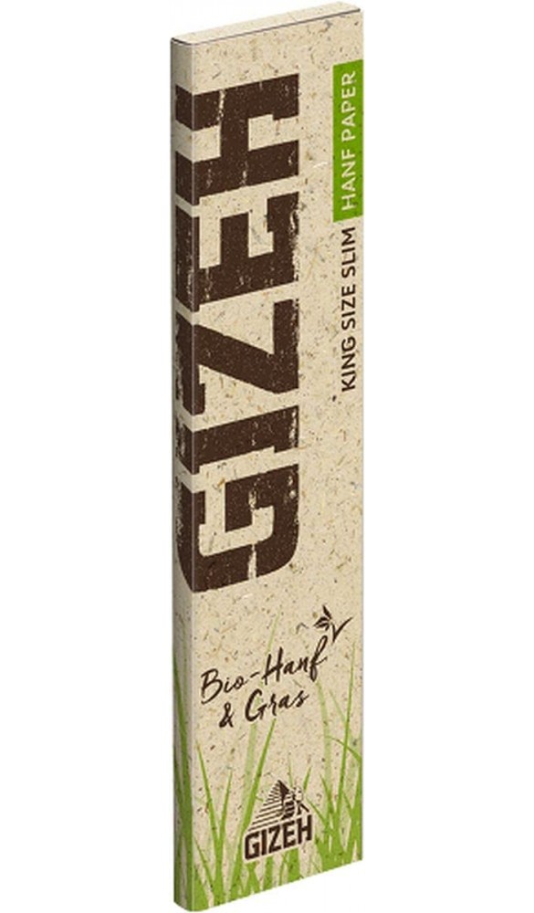 Gizeh 19683 King Size-Bio-Hanf & Gras-25 Heftchen a 34 Blättchen Papier - B098TKFZTZV