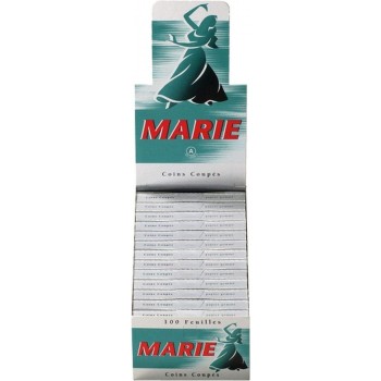 Marie 100er Zigarettenpapier Blättchen papers kurz 1 Box 25 Heftchen - B001TD2DSO2