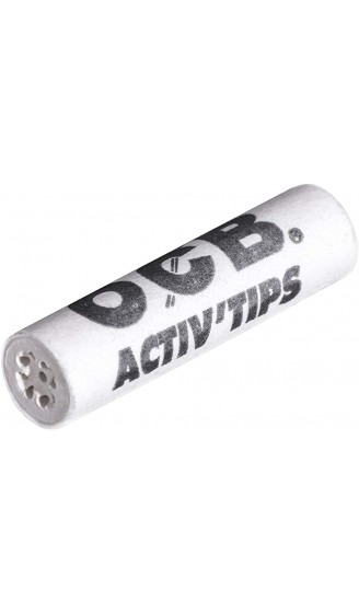 OCB ActivTips Slim 7 mm-Aktivkohlefilter mit Keramikkappen-5 x 50 Stück Silber smal - B07G2FT7LV5